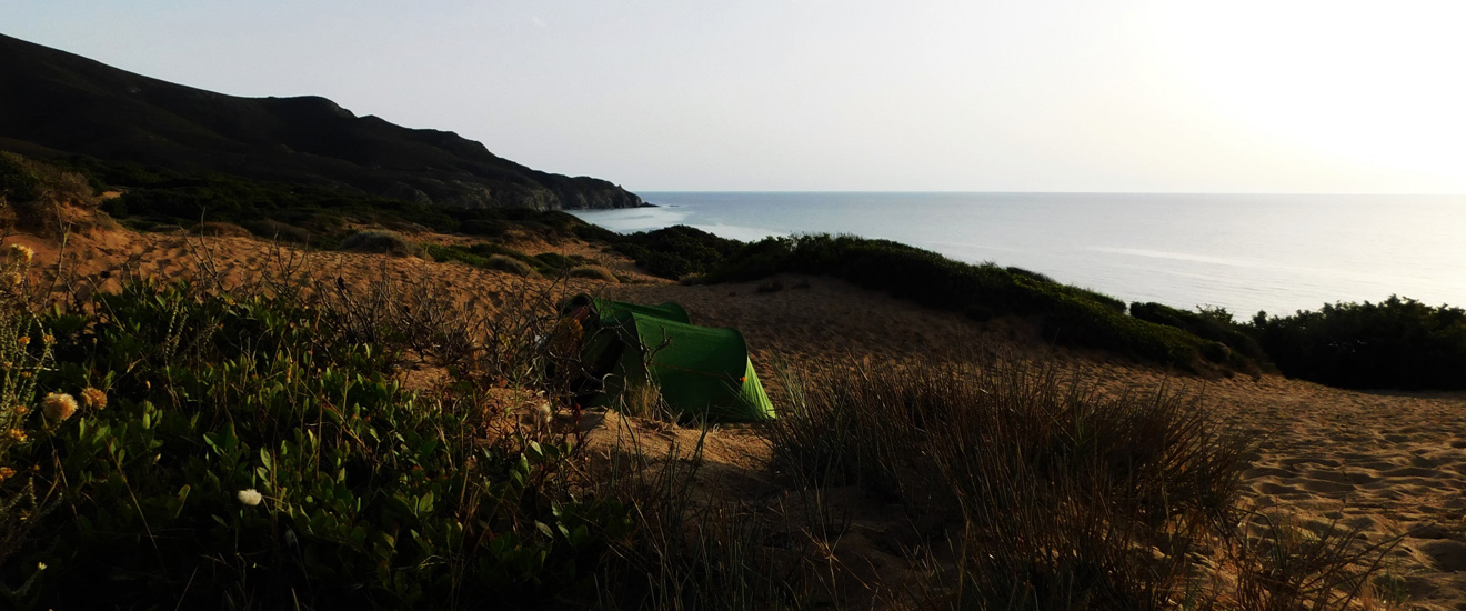 Sardegna Miniere nel Blu Tenda Scivu